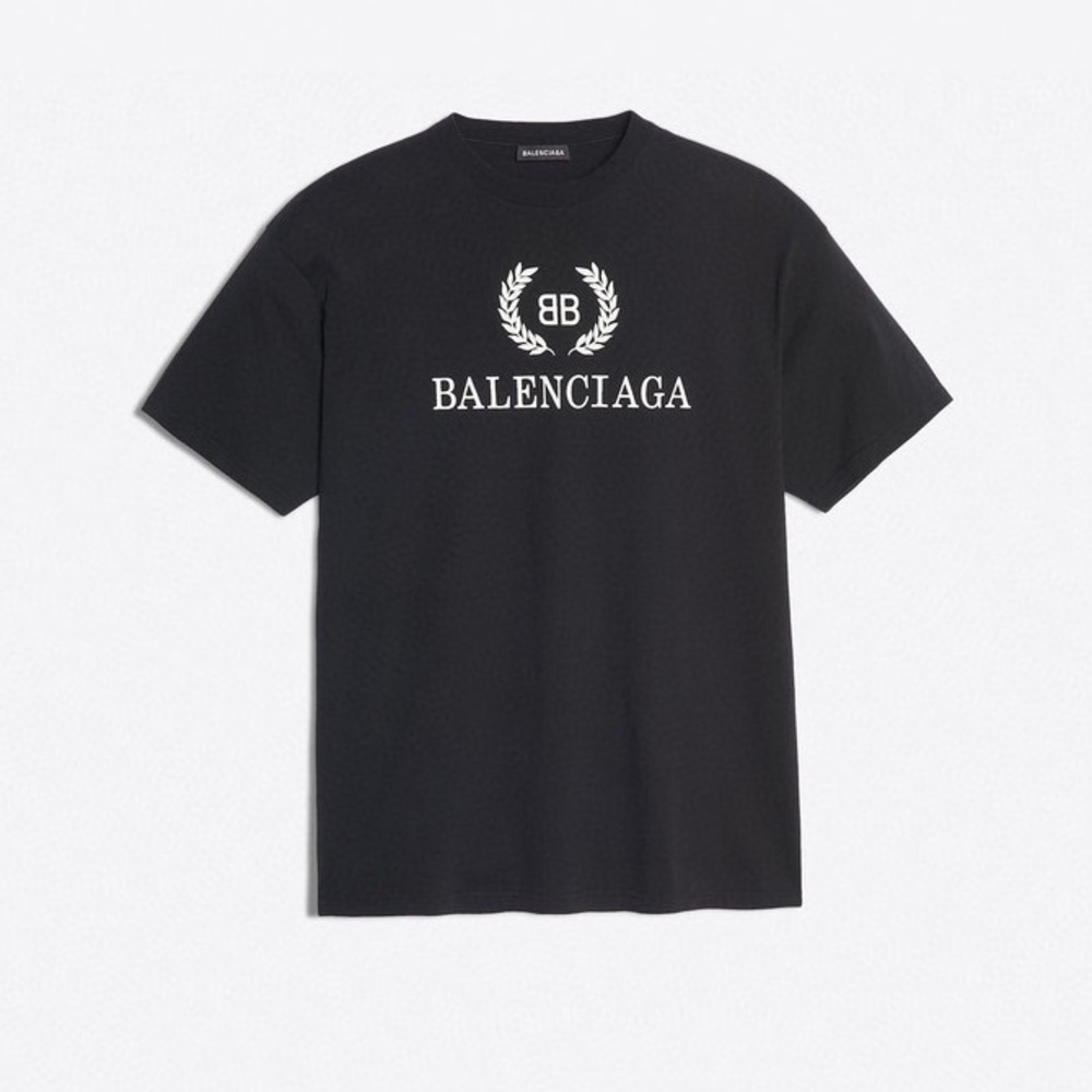 Balenciaga Wheat Logo T-shirt Oversized